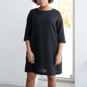 LinenFox Janid Black Dress